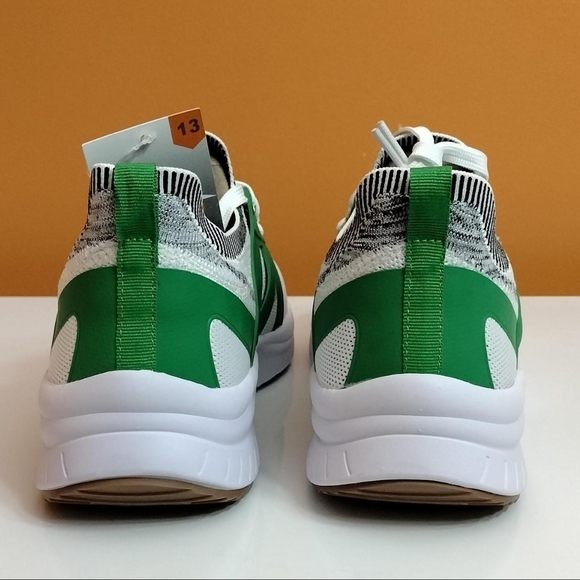 Avia Green and White Athletic Training Shoes - Picture 3 of 6
